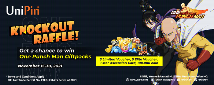 One Punch Man Knockout Raffle (PH)